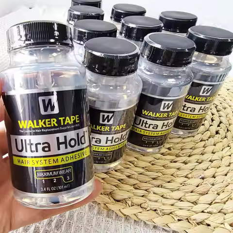 Walker Tape Ultra Hold Hair System Adhesive Maximum Wear 3 3.4 fl oz 101 ml Lace Wigs & Toupees