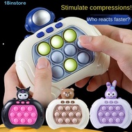 INSTORE Push Game Pop Electronic, Nezha Kuromi Super Bubble Pop Light Game, Push Game Doraemon Silic