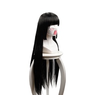 Jabami yumeko kakegurui wig / wig base hitam panjang 80cm -120cm (poni panjng /cutting) /enma ai wig