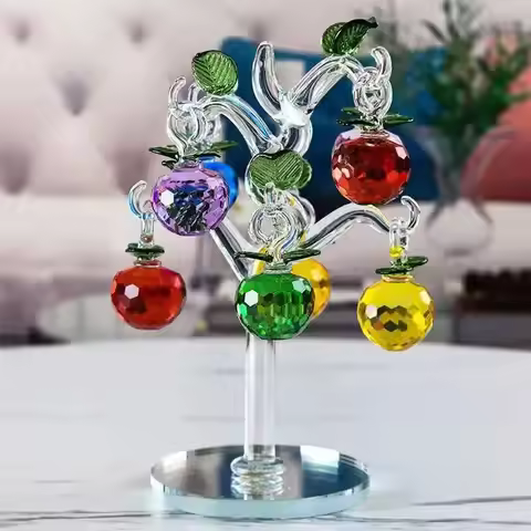 Home Decoration Living Room Decoration Office Furniture Decoration Crystal Apple Tree Dining Room De