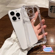 For OPPO Reno 11F R17 RX17 Pro R15 R15X R11S Plus R11 R9 R9S Plus F1 F3 Clear Phone Case Anti-fall Shockproof Transparent Soft Cover
