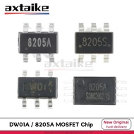 20PCS DW01 DW01A 8205A 8205S SOT23-6 TSSOP-8 SMD 6A 20V Dual N-Channel Enhancement Power MOSFET Chip