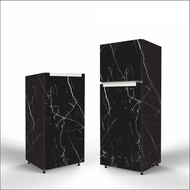 1-door And 2-door Refrigerator Stickers Strong Glue Premium Quality Material Motif Full Marble Granite 2