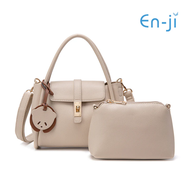 Tas ENJI Handbag Wanita Terbaru B84 Hitam Ivory Khaky