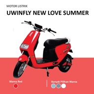 Sepeda Motor Listrik UWinfly Type New Love Summer Hemat BBM Garansi Off The Road