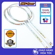 (UNTAIN FRAME) Apacs Fantala Pro 101 - 4U badminton racket (WHITE - GENUINE) | COFFEE - HANDCRAFTED 