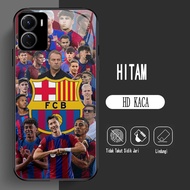 Y-17 Club_Barce_lona HD Glass Casing for Xiaomi Redmi A2 A5 9A A1 Note 7 9T Pro Case