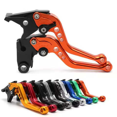 Short Motorcycle 7/8" 22mm Adjustable Brake Clutch Levers For BMW F650GS 08-12, F700GS 13-17, F800 S