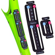 Uniharpa Portable Tennis Racket and Padel Scorekeeper, Easily Mounted Small Score Board to Keep Scor