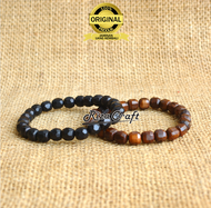 Gelang Couple Aesthetic Pasangan Sahabat Pacar 2pcs Cewek Cowok Cewe Cowo Kayu Kaukah Koka Kokka Kok