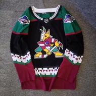 In stockNHL Ice Hockey Retro Time Jersey European American Hip-Hop Street Long-Sleeved Large Size Un