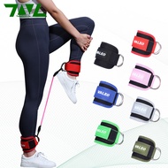 1PC D-Ring Ankle Cuffs Gym Accessories Double Cable Leg Straps for Glute Workouts Fitness Equipment