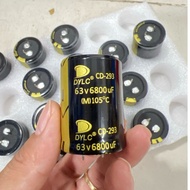 Power Filter Capacitor 63v 6800uf 3cmx 5cm