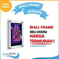 Acrylic Wall Mount A4 Wall Frame Display Acrylic Poster A4