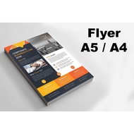 Tempahan Flyers / Flyer Printing / Flyer Design