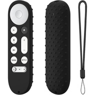 Silicone Cover Case for Google TV Streamer 4K Google TV (4K) Voice Remote 2024 Remote Cover Anti-Sli