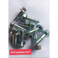 Plange bolt m10Bolt 3cm long