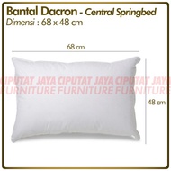 KUYYY Bantal Central Spring Bed - bantal kepala dacron pillow [PACKING