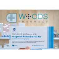 WOODS PHARMACY 2in 1 covid & influenza ANTIGEN COMBO RAPID TEST KIT