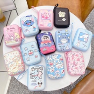 Cartoon Crayon Shin-Chan Doraemon Coin bag Cute Portable Headset Storage Bag Coin Purse Cosmetic bag