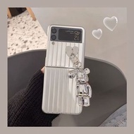 Samsung Z Flip 3 Phone Case 三星手機殼 銀色行李箱 $120包埋順豐郵費⚠️🤩