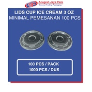 Lids Ice Cream Cup 3 Oz (90ml) / Lid Paper Ice Cream Cup 3 Oz