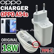 OPPO Charger Type C 18 Watt Original Fast Charging For Oppo A54s Charger OPPO A54s Original