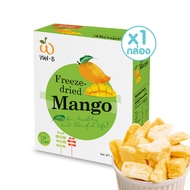 Wel-B Freeze-dried Mango 30g. (มะม่วงกรอบ ตราเวลบี 30 กรัม) - ฟรีซดราย ผลไม้กรอบ ผลไม้ฟรีซดราย ขนมเ
