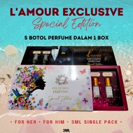 L'AMOUR EXCLUSIVE PERFUME Set Special Edition Tropika Edition Raya Edition For Her And Him 3ml