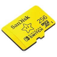 SanDisk and Nintendo Cobranded microSDXC SQXAO 256GB U3 C10 UHS-1 100MB/s R 90MB/s W 3x5 ME6-000981