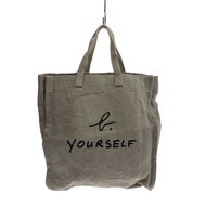 Agnes b. Tote Bag Purse linen KHK Direct from Japan Secondhand