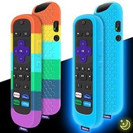 Roku Voice Remote Pro用ケース2個パック。Cover Roku Ultra 2020/2019/2018 リモコンシリコン保護コン
