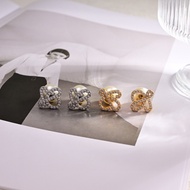 [Shopee Special Selection] Unique Letter Earrings Design All-Match Earrings ROFD e4e