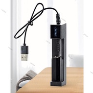 Universal 1 Slot Battery USB Charger Adapter LED Smart Chargering for Rechargeable Batteries Li-ion 