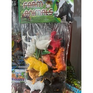 Safari Wild Animal Toy Set – Miniature Animal Figures