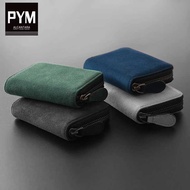 Card Holder Men's Suede Card Holder Document Anti-Degaussing Storage Bag Silver Bag Card Holder Docu