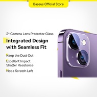 Baseus 2Pcs Camera Lens Protector For iPhone 15 Pro Max Tempered Glass Full Lens Protective Glass