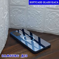 SAMSUNG A13 4G & 5G Glass Softcase - SAMSUNG A13 4G & SAMSUNG A13 4G & 5G Mobile Phone Case [T27].