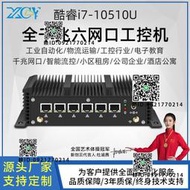 新創雲微型電腦酷睿i7-10710U六網口千兆工控機無風扇迷你主機