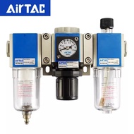 3KFK AirTAC Original Pneumatic Triple Pressure Regulating Valve Filter Oil Mist Separator GC200-06/G