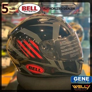 BELL Qualifier Blaze Black Red Titanium Helmet 100% Original From Authorized Dealer