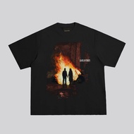 Silhouettes En Flammes T-Shirt - Lesavril de Vetements
