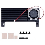 [fastour]Comfortable for Zero 3W Aluminum Alloy Case with Heatsink and Cooling Fan