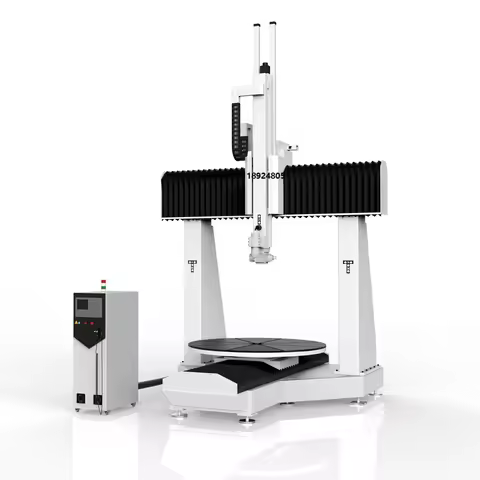 Lower Noise 5 Axis CNC Wood Router Foam Mold Marking 3D Wooden Foam Sculpture Carving Machine for Mo