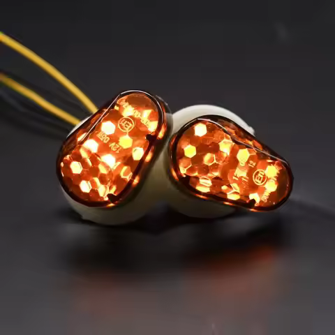 1Pcs Flashing Photoflash Lights Bulb Motor Motorcycle Turn Signals LED Indicator For YZF R1 R6 R6S R