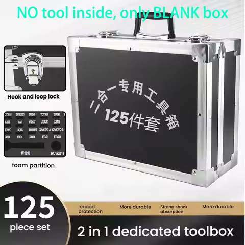 Lishi 2 in 1 Tool 125pcs Repair Tool Box Storage Case For 125pcs Lishi 2 in 1 and 1pc Lishi Key Cutt