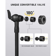 Fanttik Air Pump Hose Adapter, Extension Hose for Schrader and Presta Valve, 19.96'' Locking Tire Ch