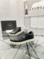 香港順豐包郵 閒置普拉達Prada男士低幫板鞋 休閒運動皮鞋小白鞋 35-46碼