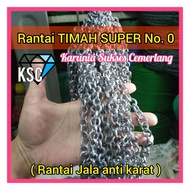 RANTAI JALA SUPER / TIMAH RANTAI JALA NO 0 / RANTAI TIMAH NO 0 / RANTAI TIMAH KILOAN