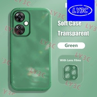 COD With Lens Films Phone Case for OnePlus Nord CE 3 Lite 5G Transparent Back Cover Plating Clear So